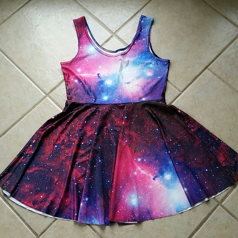 Galaxy Stretch Spandex Dress